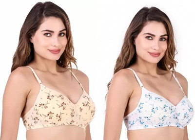 GHUDO Women Push-up Lightly Padded Bra(Multicolor)
