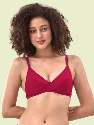 Lyra Women T-Shirt Non Padded Bra(Pink)