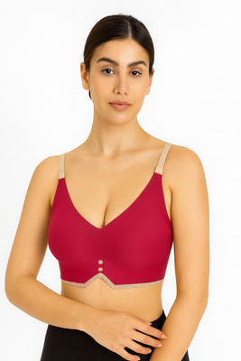 Hpa Light Padded Bra for Girls & Women | Full Coverage Everyday Bra Women Everyday Lightly Padded Bra(Maroon)