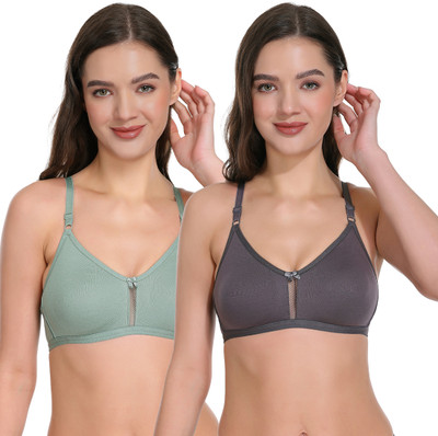 SKDREAMS Women T-Shirt Non Padded Bra(Multicolor)