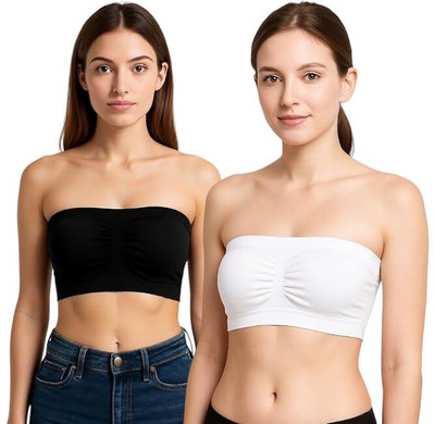 Nyora Women Bandeau/Tube Lightly Padded Bra(Multicolor)
