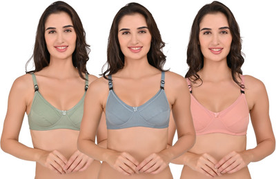 PROOT ENGMOTHER BRA BLUE S Women Maternity/Nursing Non Padded Bra(Green)