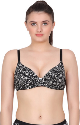 AMOUR SECRET Women Everyday Lightly Padded Bra(Black)