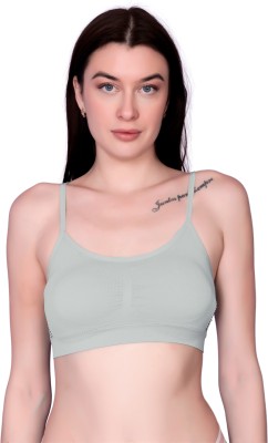 Gopalvilla Women Bralette Lightly Padded Bra(Grey)