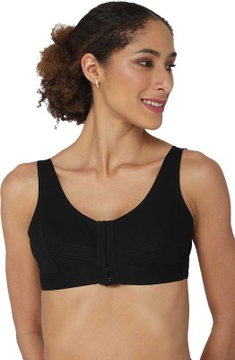 NAIDUHALL Naidu Hall Front Open Saree Bra - NHPB Women Everyday Non Padded Bra(Black)