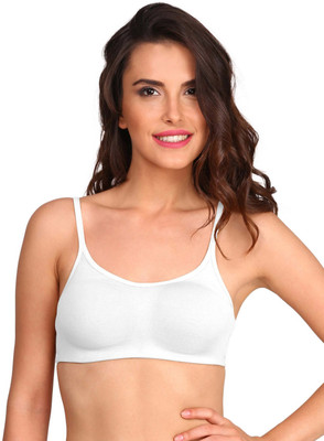JOCKEY Women Training/Beginners Non Padded Bra(White)