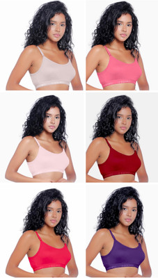 Bodymist Bra Women Sports Non Padded Bra(Multicolor)