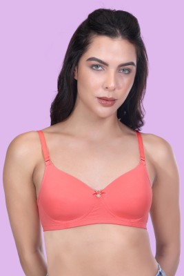 AMOUR SECRET Women T-Shirt Lightly Padded Bra(Orange)