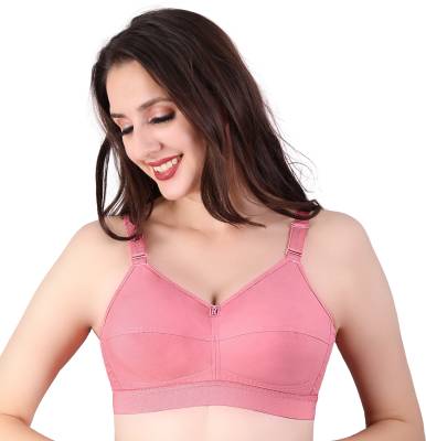 Trylo RIZA COTTONFIT-ROSE GOLD-36-D-CUP Women Full Coverage Non