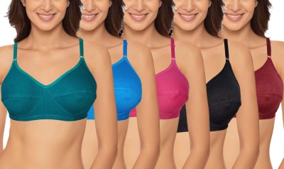 HOPESTAR Lilly Women Everyday Non Padded Bra(Green, Blue, Pink, Black, Maroon)