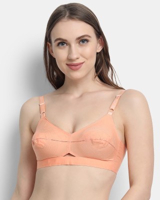 V Star Women Full Coverage Non Padded Bra(Beige)