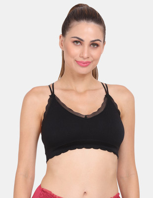 AMOUR SECRET Women Sports Lightly Padded Bra(Black)