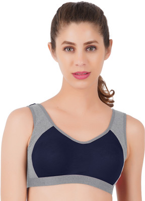 Brida Ladies Innerwear CHAMPION Women Sports Non Padded Bra(Blue)