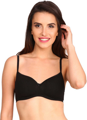 JOCKEY Women T-Shirt Lightly Padded Bra(Black)