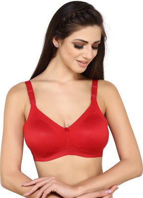 BlueNixie BN2514 TEESTA Women Full Coverage Non Padded Bra(Red)
