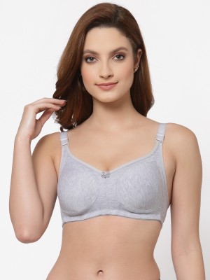 Floret Women's Full Cup Minimize Bust Size Bra Women Minimizer Non Padded Bra(Grey)