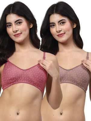 LILY Itida Women Cami Bra Non Padded Bra(Maroon, Brown)