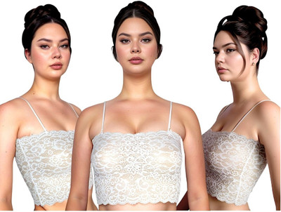 Shivshakti fashion surat Women Bralette Non Padded Bra(White)