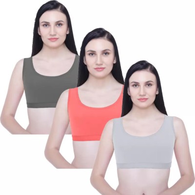 TARSARIYA Girls Sports Non Padded Bra(Multicolor)