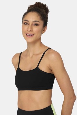 mebra Girls Training/Beginners Non Padded Bra(Black)