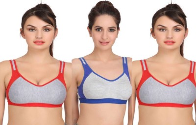 DRAXSTAR TRENDS Priya Women Sports Non Padded Bra(Multicolor)