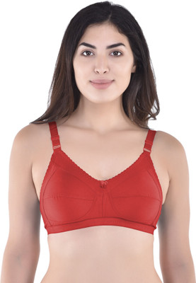 Maroon Women Full Coverage Non Padded Bra(Red)