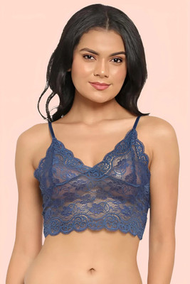 DreamBe Bra Women Bralette Non Padded Bra(Dark Blue)