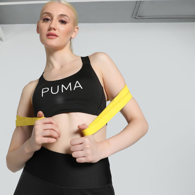 PUMA 4KEEPS EVERSCULPT BRA Women Sports Lightly Padded Bra(Black)