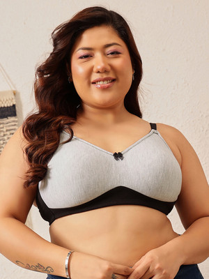 Clovia Women T-Shirt Non Padded Bra(Grey)