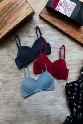 Prizana Women Push-up Lightly Padded Bra(Multicolor)