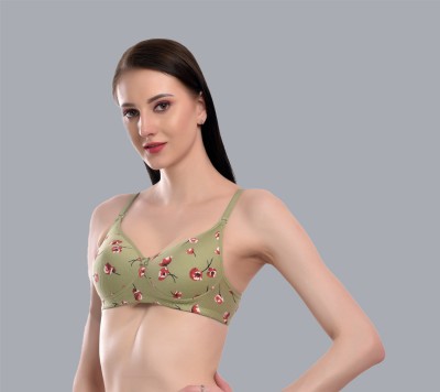 CALCADOS Stylish , Comfertable Women Push-up Lightly Padded Bra(Green)