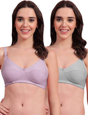 Shyam Sons FLAIR Mistify Women Everyday Non Padded Bra(Purple, Grey)
