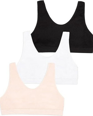 NUDORA FREE SIZE Girls Sports Non Padded Bra(Multicolor)