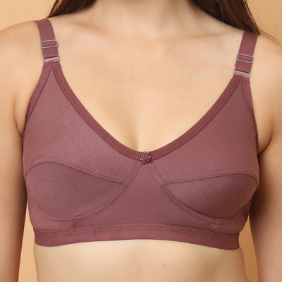 YESJUDAN Women Balconette Lightly Padded Bra(Pink)