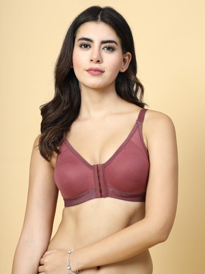 Docare DCFO280 Front Open Women T-Shirt Non Padded Bra(Maroon)