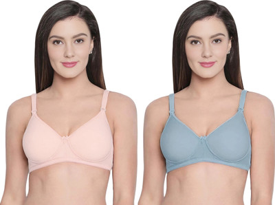 Makazio Women Full Coverage Non Padded Bra(Multicolor)