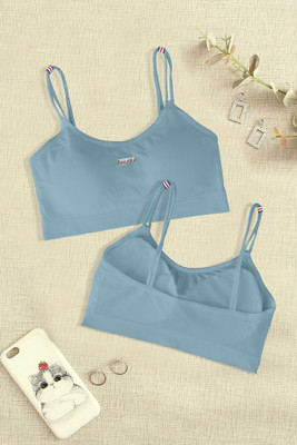 Fashocart 2122_blue_32 Women Full Coverage Lightly Padded Bra(Blue)