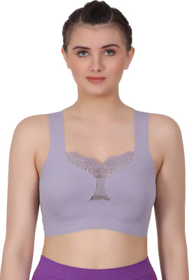 AMOUR SECRET Women T-Shirt Lightly Padded Bra(Purple)