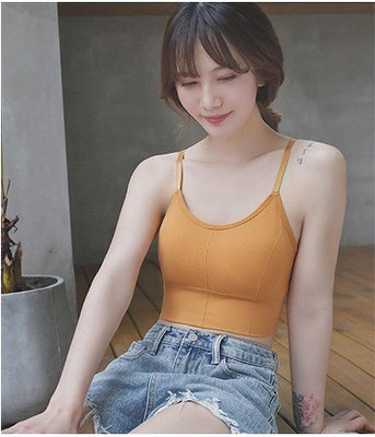 DKOALE Women Everyday Lightly Padded Bra(Yellow)