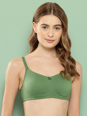 FiveFlag Women Push-up Lightly Padded Bra(Light Green)