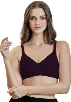 Maroon Women Everyday Non Padded Bra(Purple)