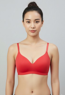 Rolaxcy Bra for women Women Cage Bra Non Padded Bra(Brown, Maroon, Blue, Black, Red, Pink, White)