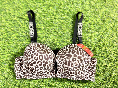 ONLINIA Double padded Heavy push up bra white Combine leopard Print Women Push-up Heavily Padded Bra(Multicolor)
