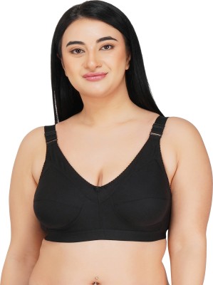 IMSA MODA Women T-Shirt Non Padded Bra(Black)