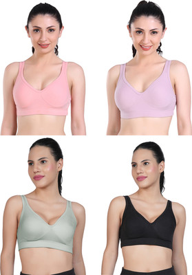 Shyam Sons FLAIR Curvv Women Sports Non Padded Bra(Multicolor)