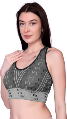 VIYES ENTERPRISE GBRA015 Women Full Coverage Lightly Padded Bra(Grey)