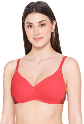 Groversons Paris Beauty Women Full Coverage Lightly Padded Bra(Orange)