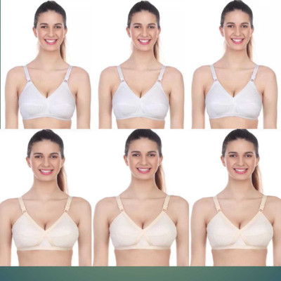 DILSOZ RUBY INNERWEARS FASHION Women Everyday Non Padded Bra(Multicolor)