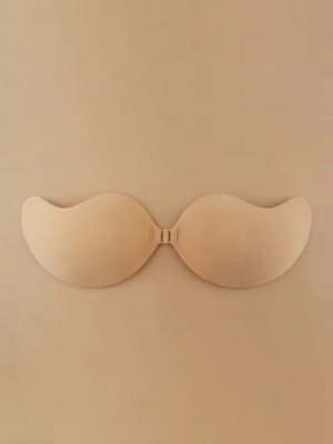 FIMBUL Adhesive Bra Women Push-up Lightly Padded Bra(Beige)