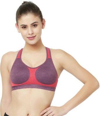 Groversons Paris Beauty Women T-Shirt Non Padded Bra(Purple)